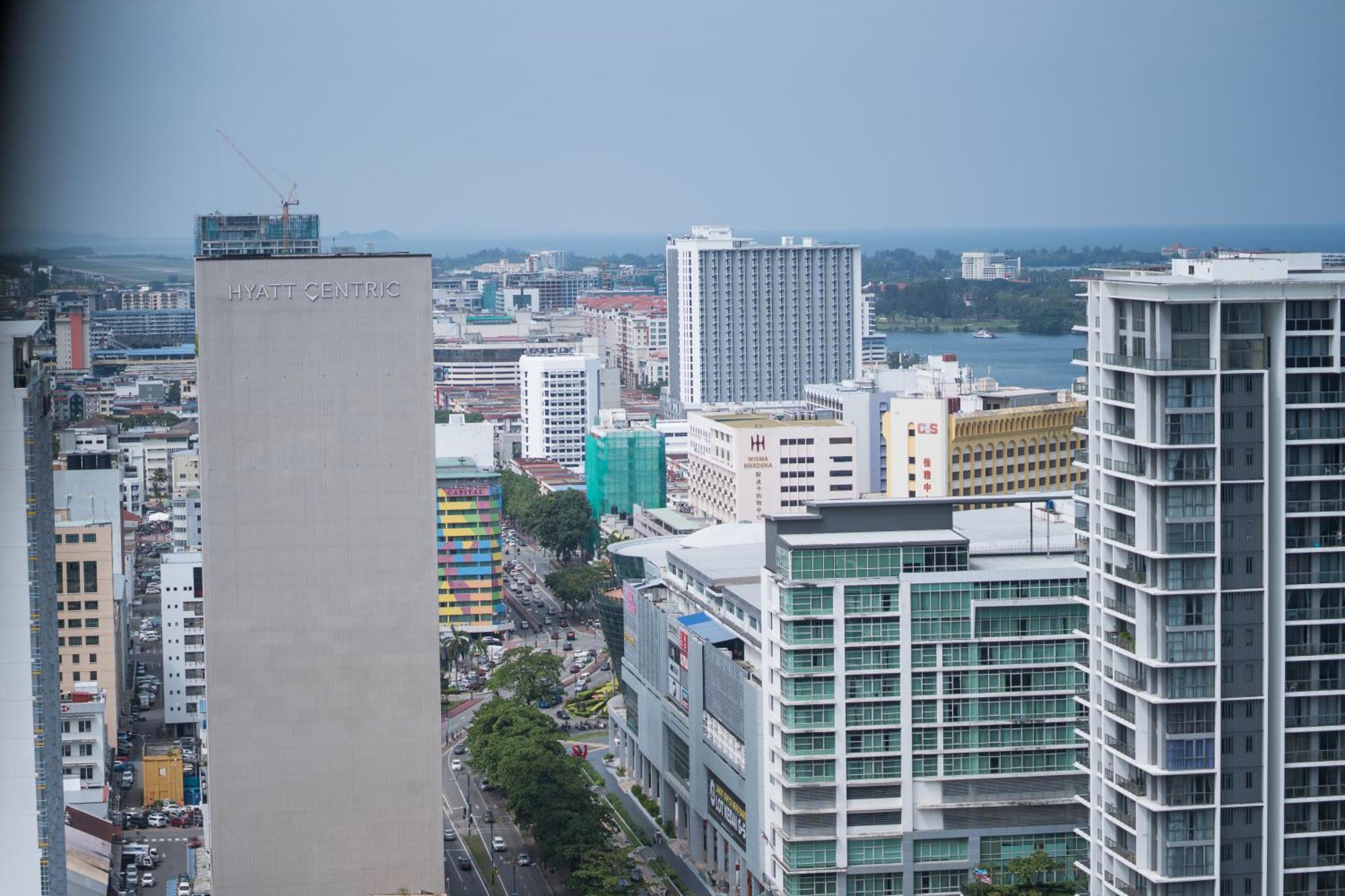 Petronella Suites Apartment @ Jesselton Quay كوتا كينابالو المظهر الخارجي الصورة